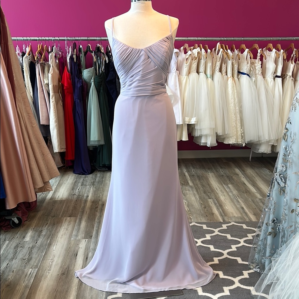 Elegant Lavender Evening Gown